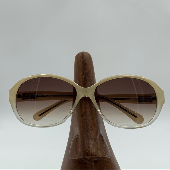Cole Haan Accessories - Cole Haan C605 Beige Oval Sunglasses Frames